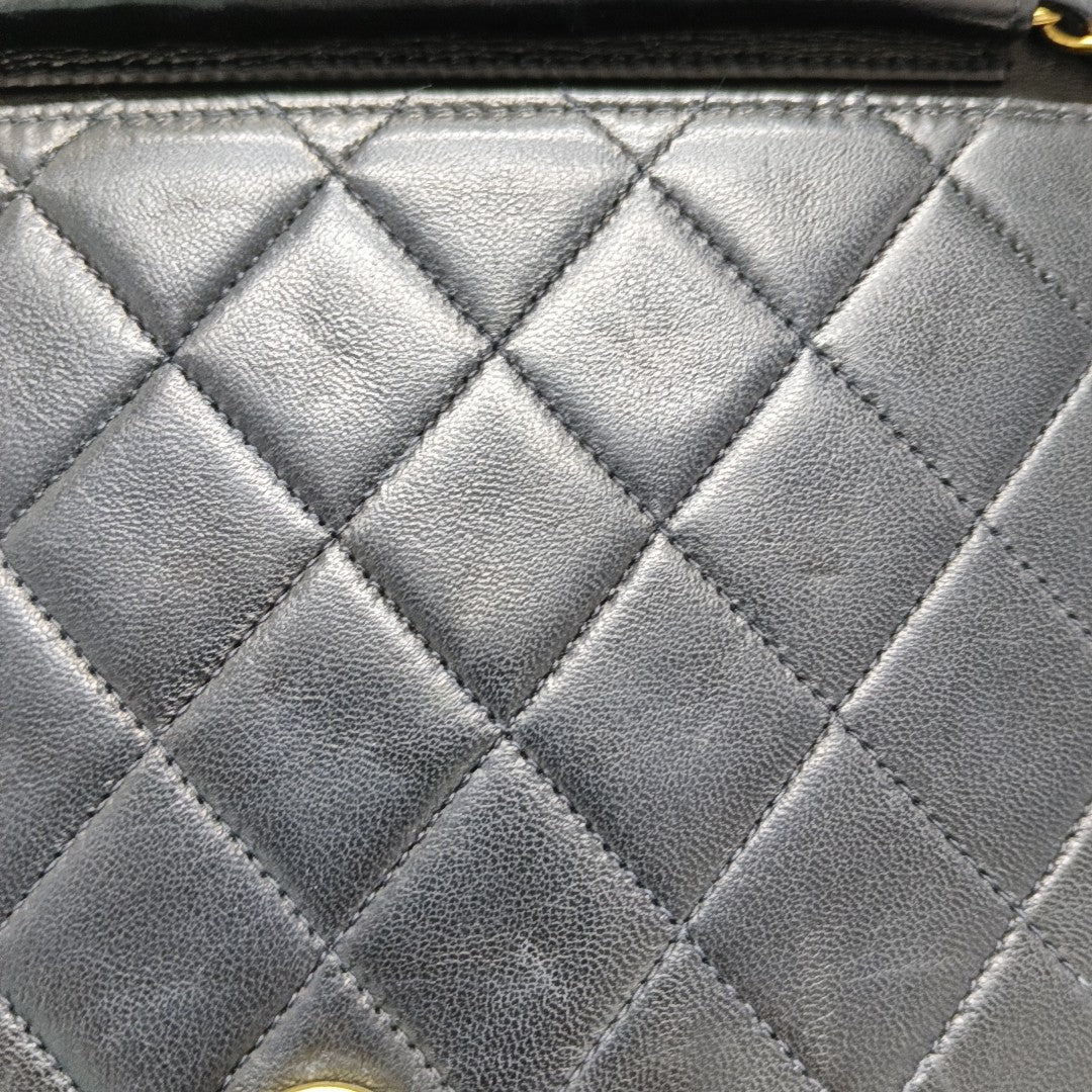 Quilted Lambskin Black