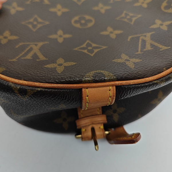 TAMBOURINE Monogram Coated Canvas Brown