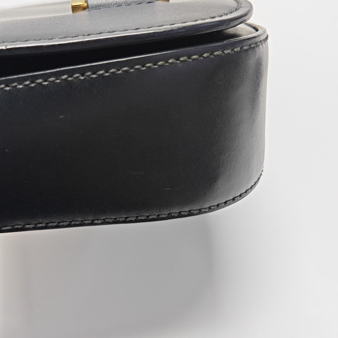 Calfskin Shoulder Bag Black