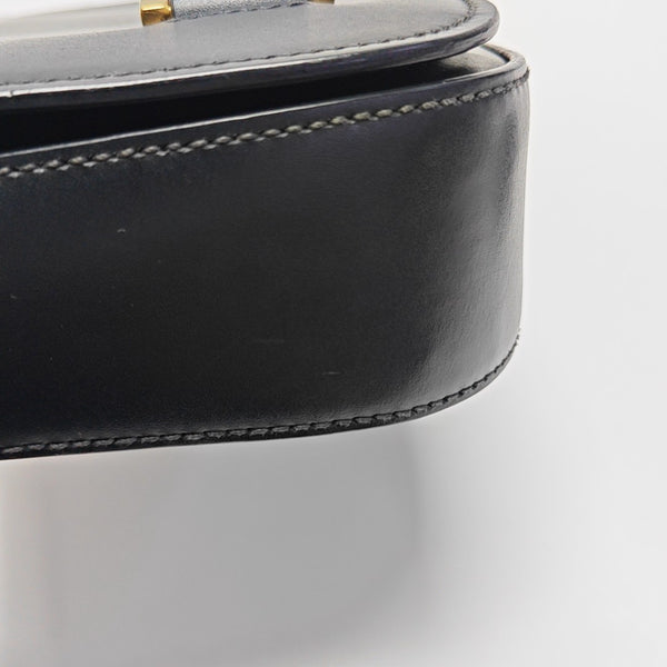 Calfskin Shoulder Bag Black
