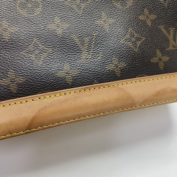 ALMA BB Monogram Coated Canvas Brown