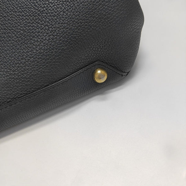 The Banner Large Calfskin Blue