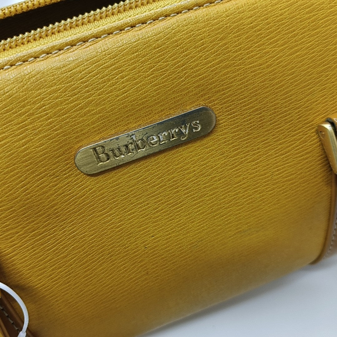Calfskin Top Handle Bag Yellow