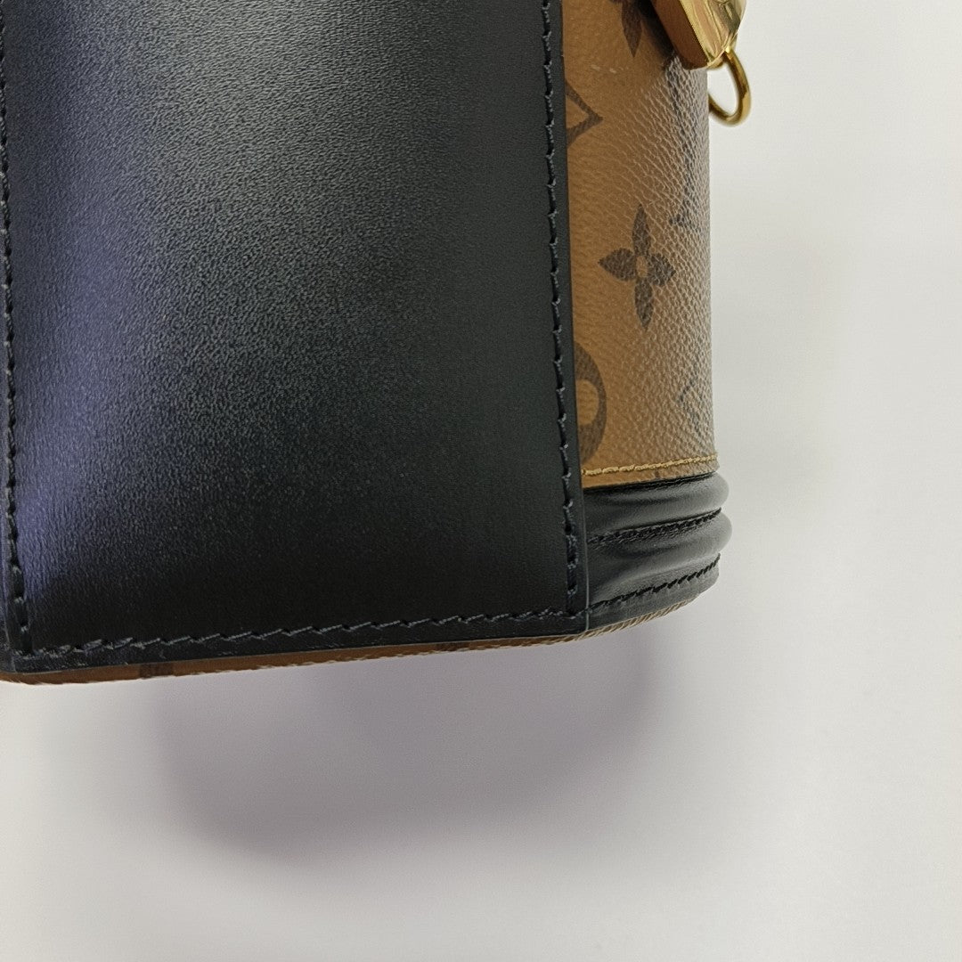 CANNES PM Monogram Coated Canvas Brown