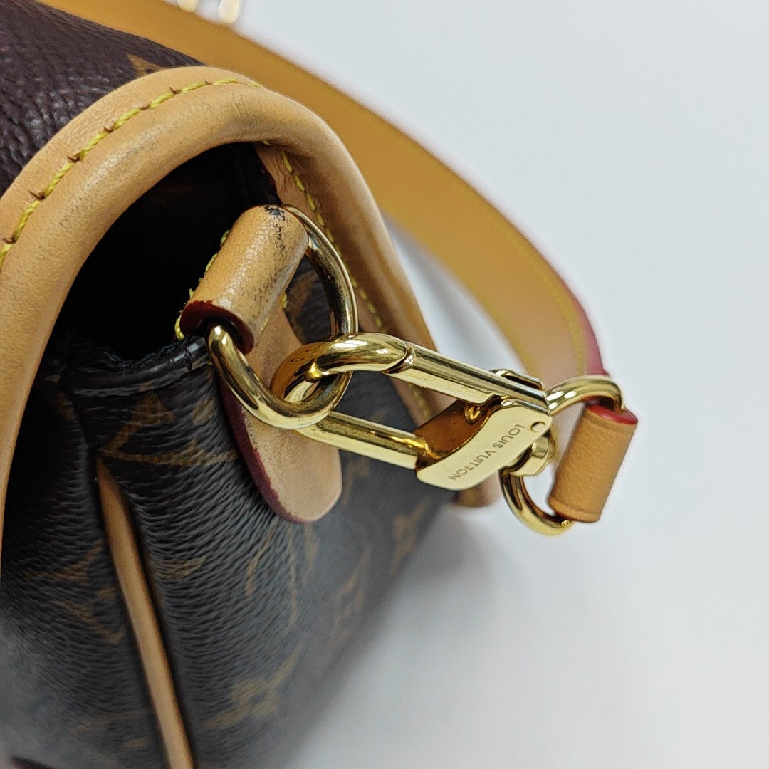 DIANE Monogram Coated Canvas Brown