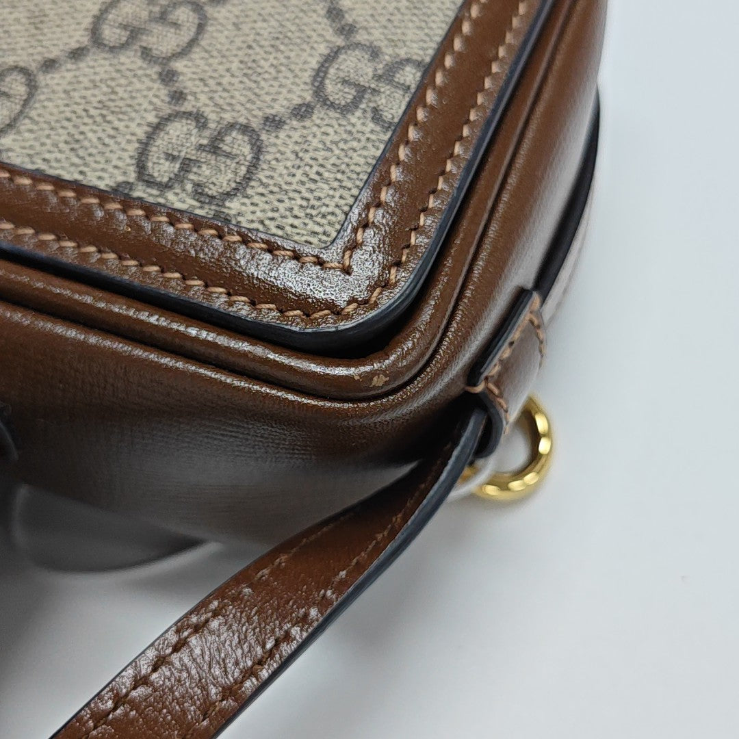 Monogram Coated Canvas Shoulder Bag Mini Multicolor