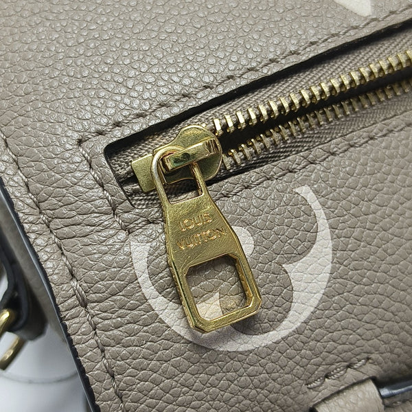 MÉTIS EAST WEST Monogram Calfskin Gray