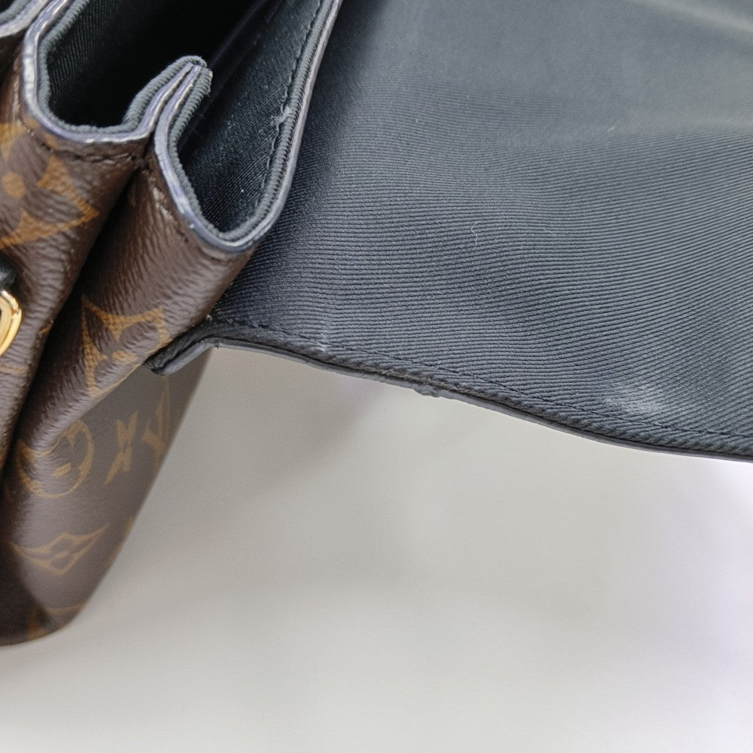 GEORGES BB Monogram Coated Canvas Brown