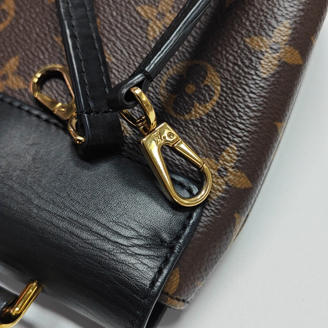 LOCKY BB Monogram Coated Canvas Brown