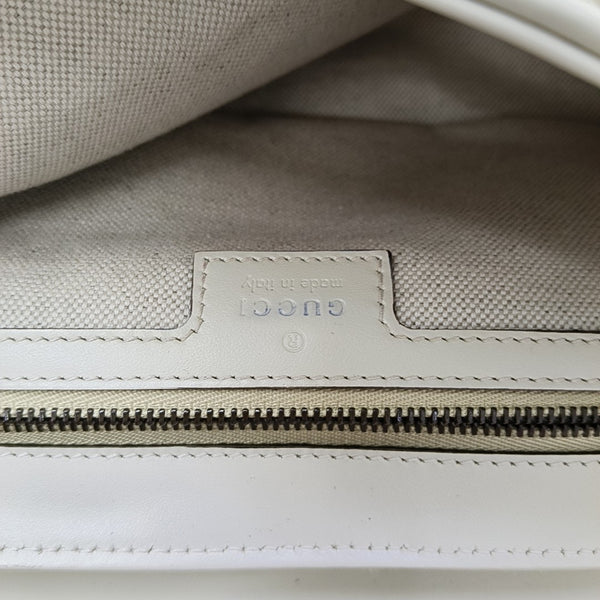 GG Marmont Medium Quilted Sheepskin Beige