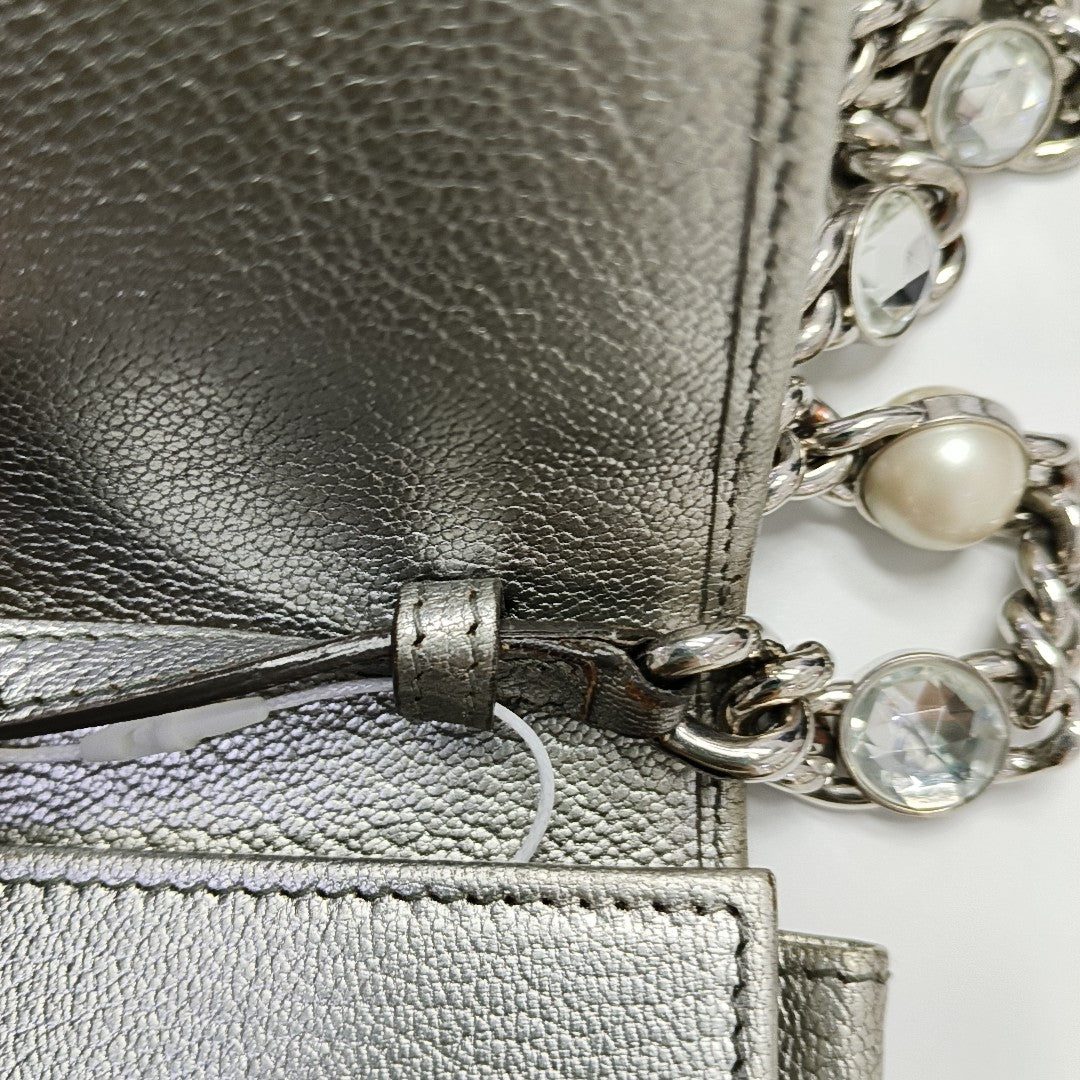 Glacé Calf Calfskin Silver