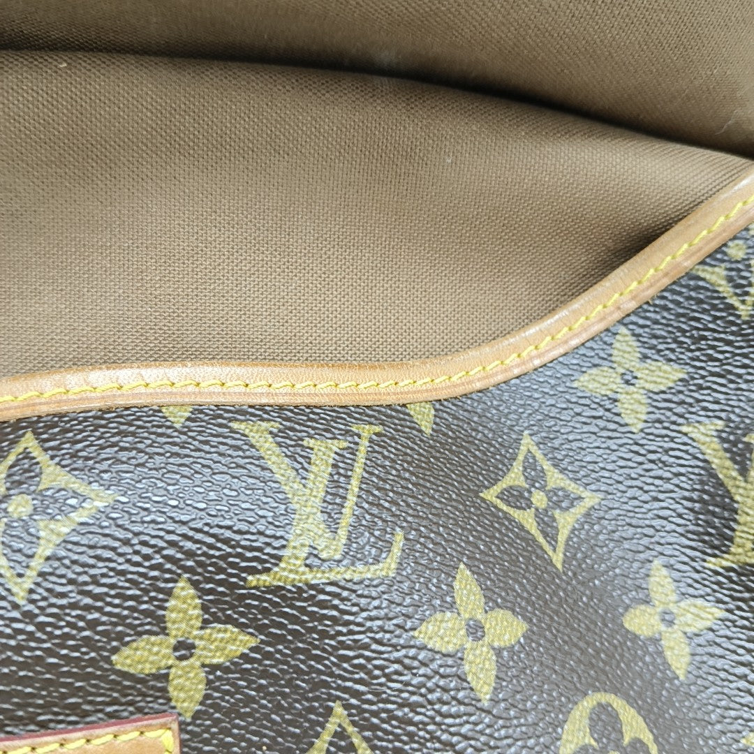 SAUMUR Monogram Coated Canvas Brown