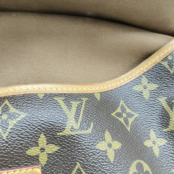 SAUMUR Monogram Coated Canvas Brown