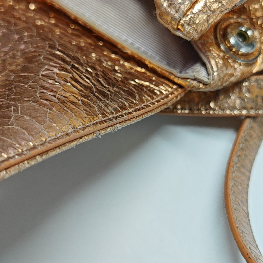 Stardust Small Cannage Calfskin Rose Gold