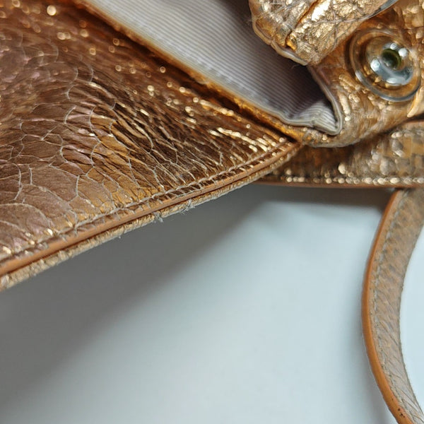 Stardust Small Cannage Calfskin Rose Gold