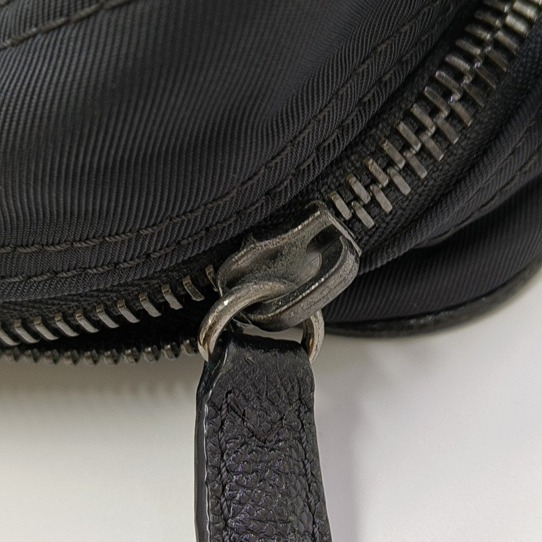 Nylon Shoulder Bag Black