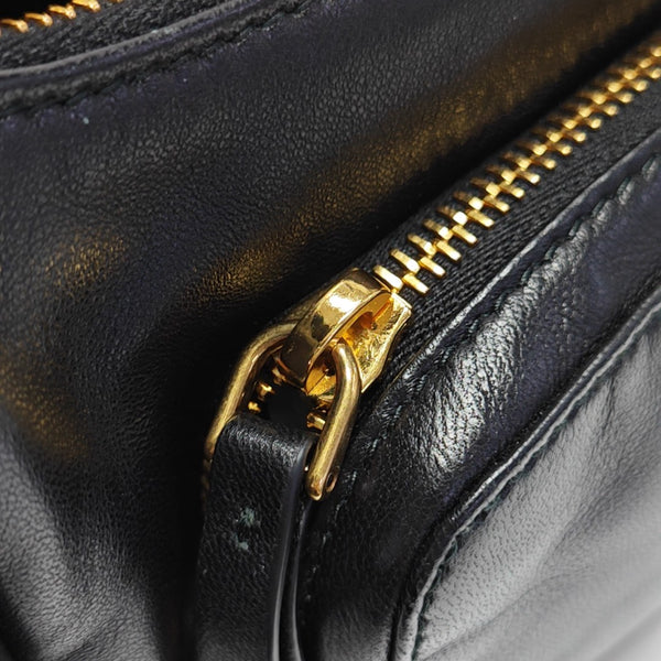Lambskin Shoulder Bag Black