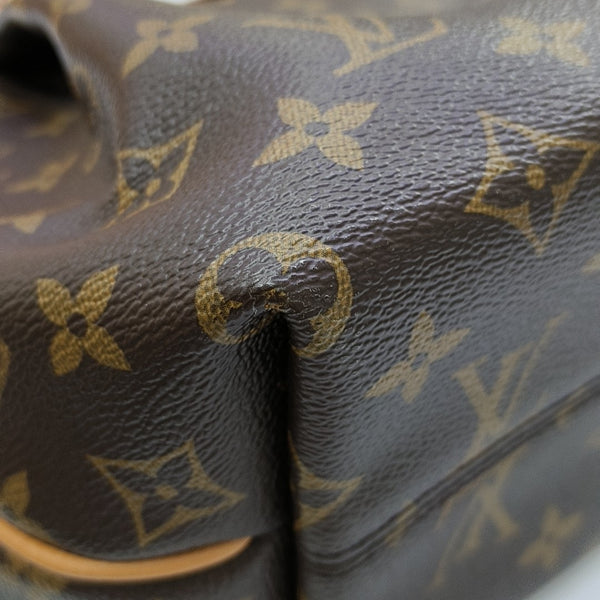 TURENNE Monogram Coated Canvas Brown