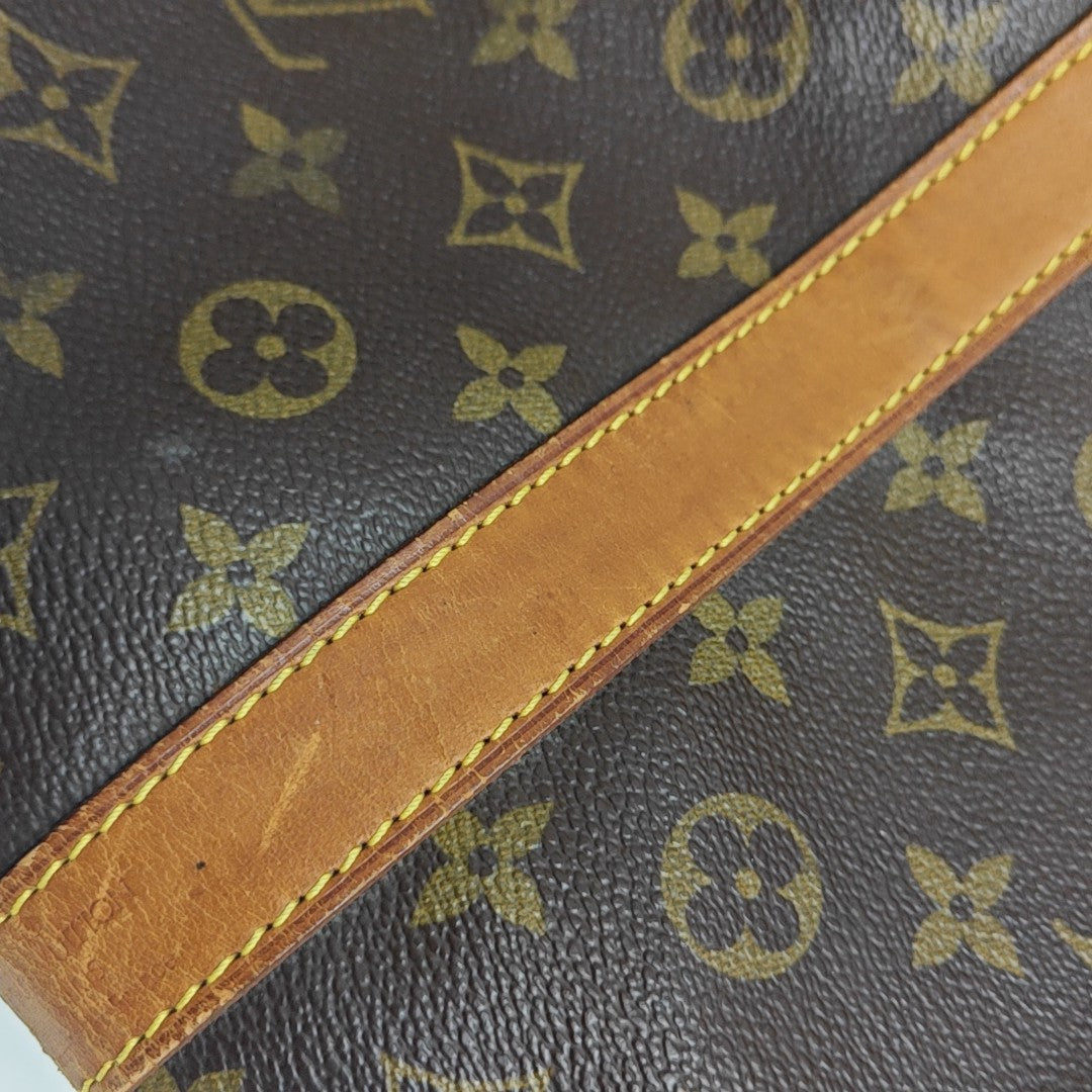 SAC SOUPLE 55 Monogram Coated Canvas Brown