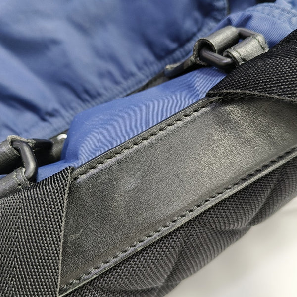The Rucksack Large Nylon Blue