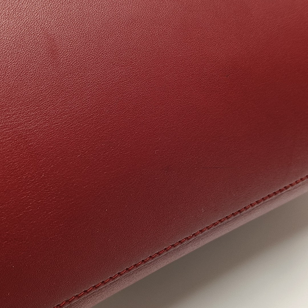 Nymphaea Medium Calfskin Red