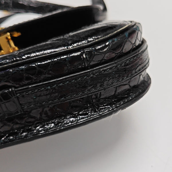 Calfskin Shoulder Bag Black