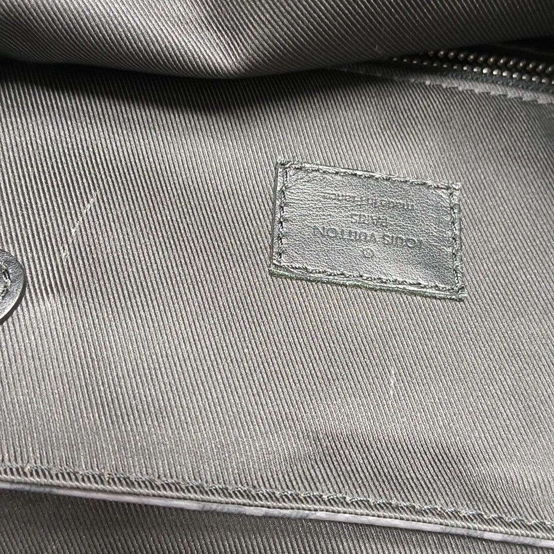 CHRISTOPHER Monogram Coated Canvas Gray