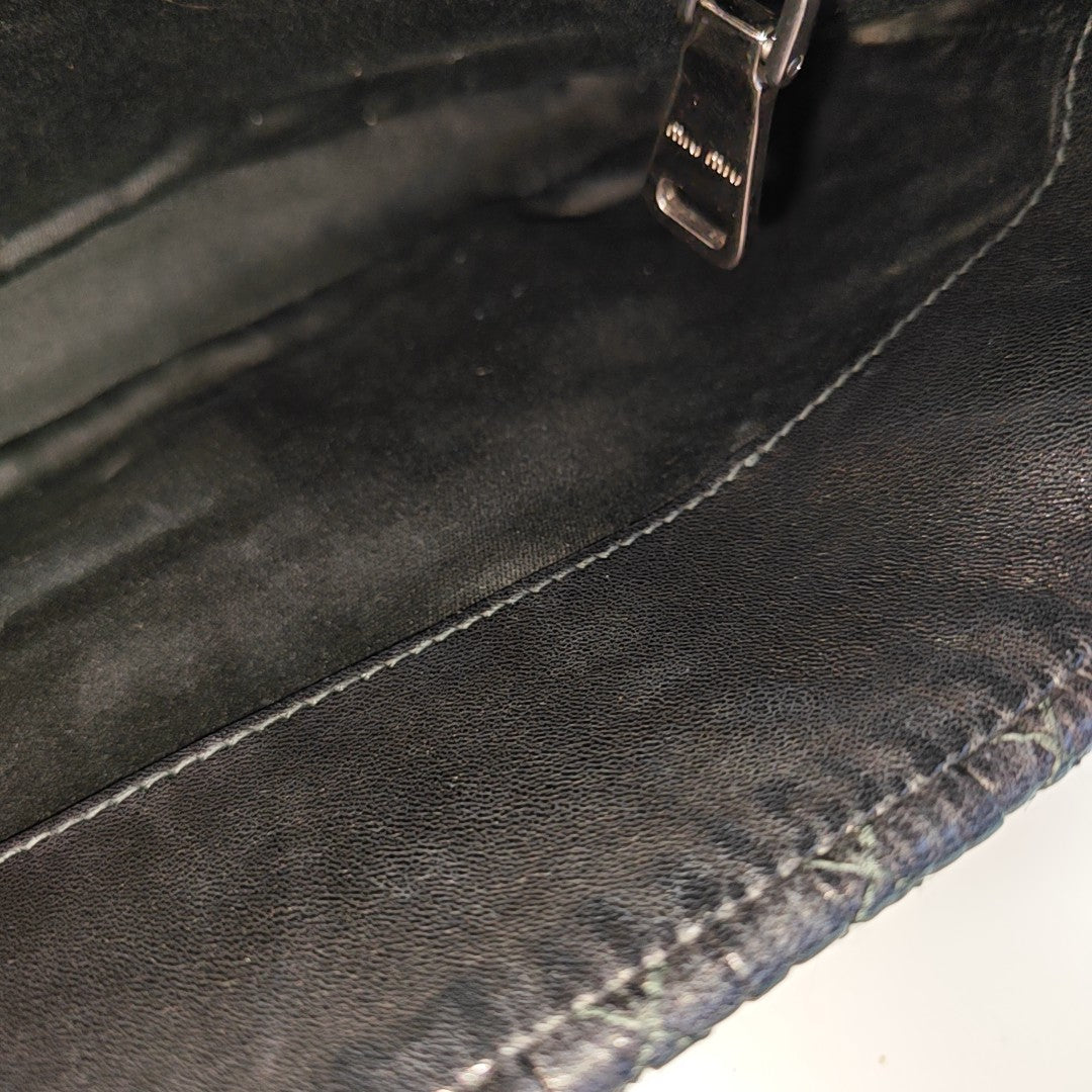 Lambskin Shoulder Bag Black