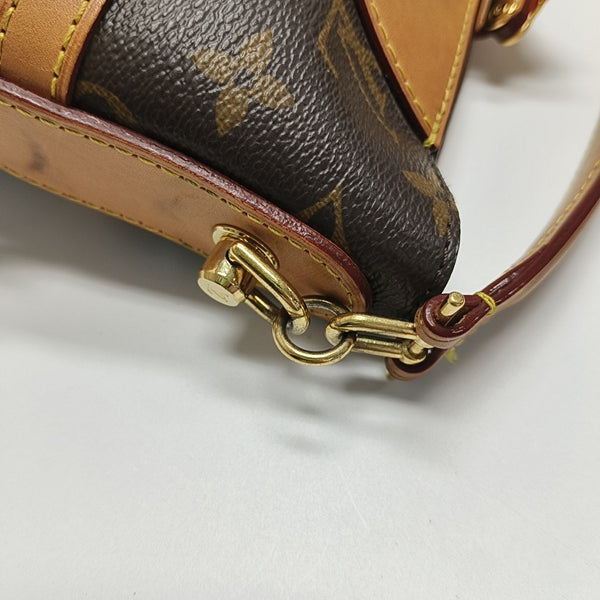 DUFFLE Monogram Coated Canvas Brown