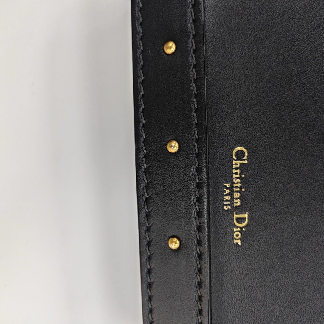 Calfskin Shoulder Bag Black