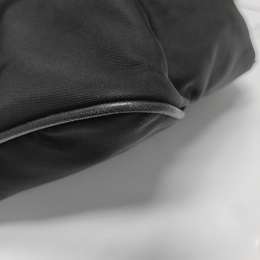 Nylon Shoulder Bag Black