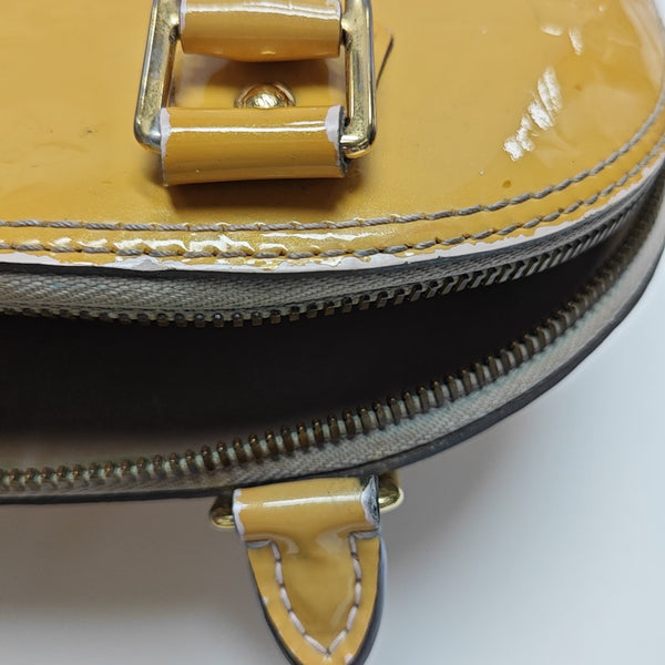 ALMA BB Monogram Patent Leather Yellow