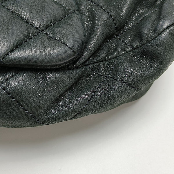 Quilted Calfskin Shoulder Bag Green