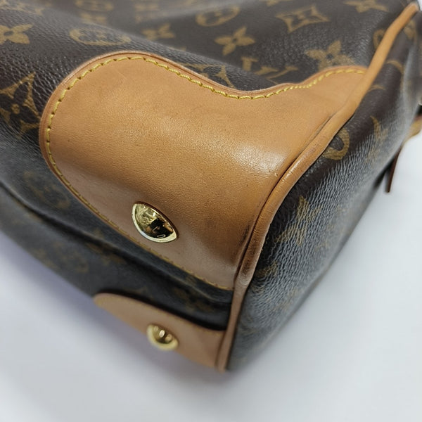 RETIRO NM Monogram Coated Canvas Brown