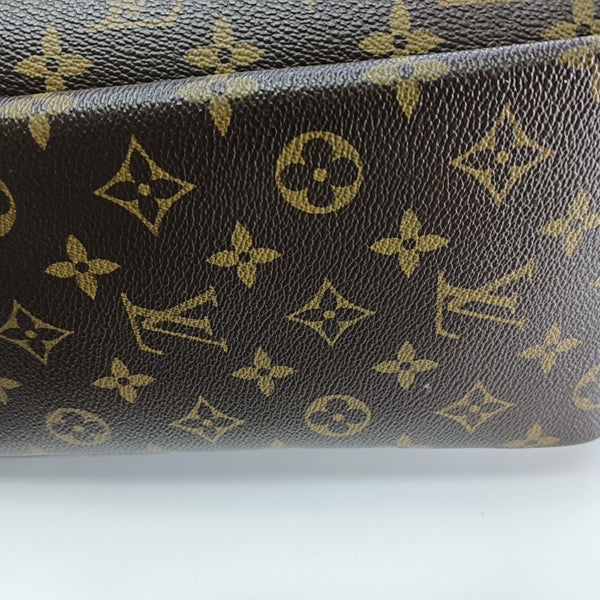 DEAUVILLE GM Monogram Coated Canvas Brown