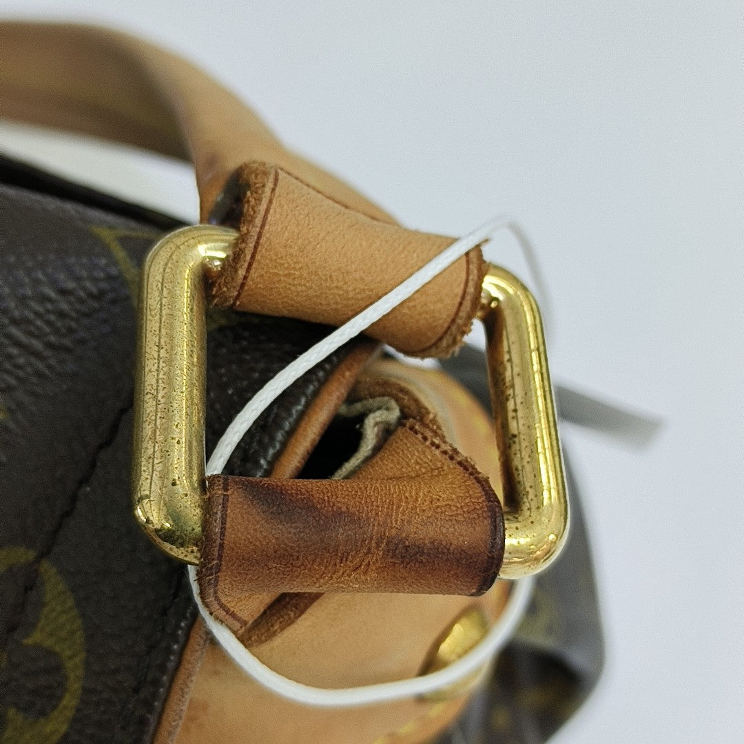 BEVERLY MM Monogram Coated Canvas Brown