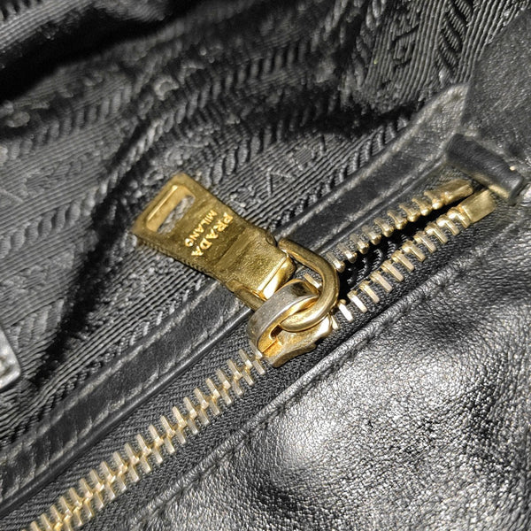 Nylon Shoulder Bag Black