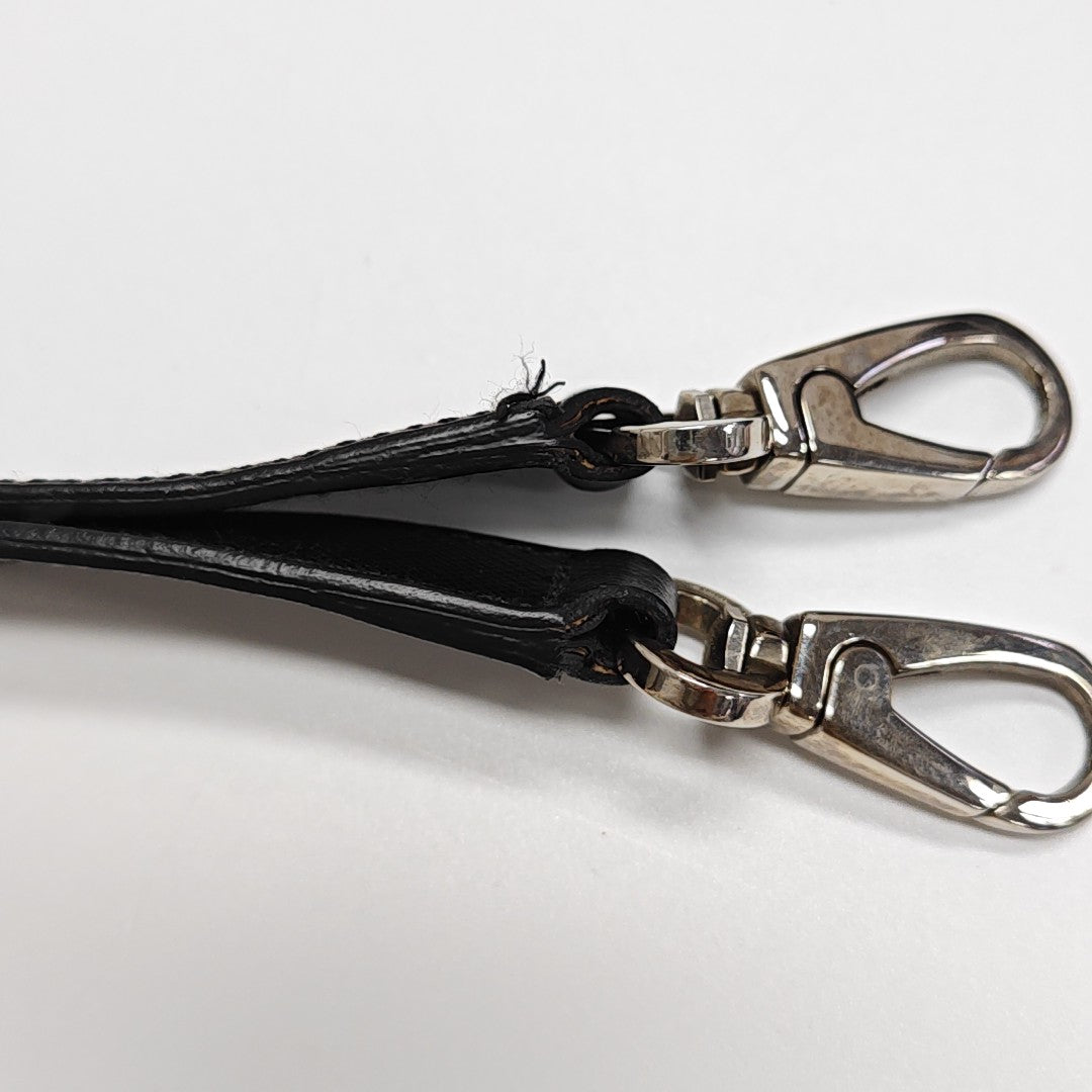 Calfskin Shoulder Bag Black