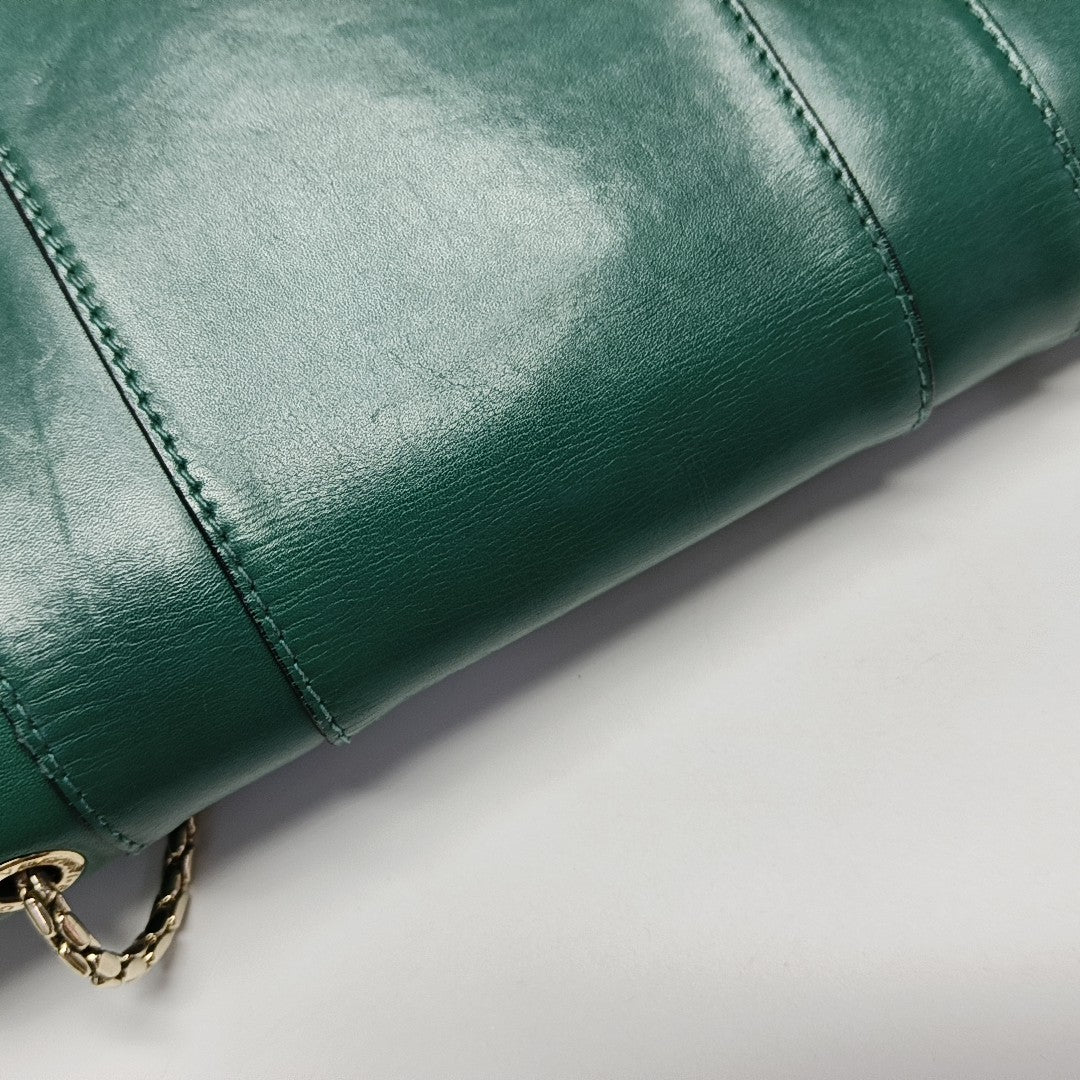 SERPENTI FOREVER Medium Calfskin Green