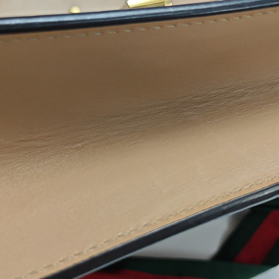 Sylvie Small Calfskin Beige
