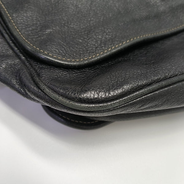 Calfskin Shoulder Bag Black