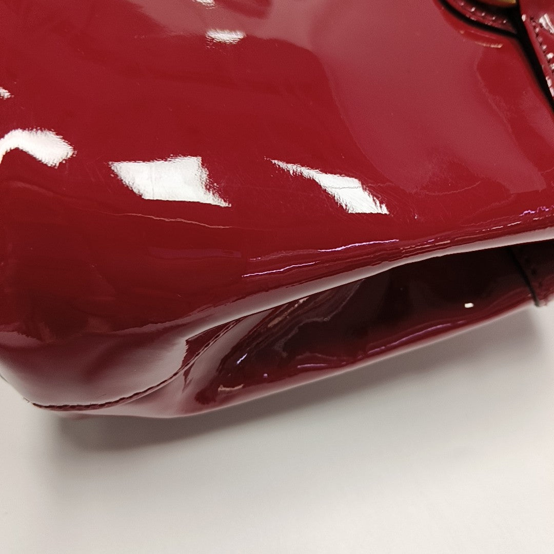 Bright Bit Patent Leather Red