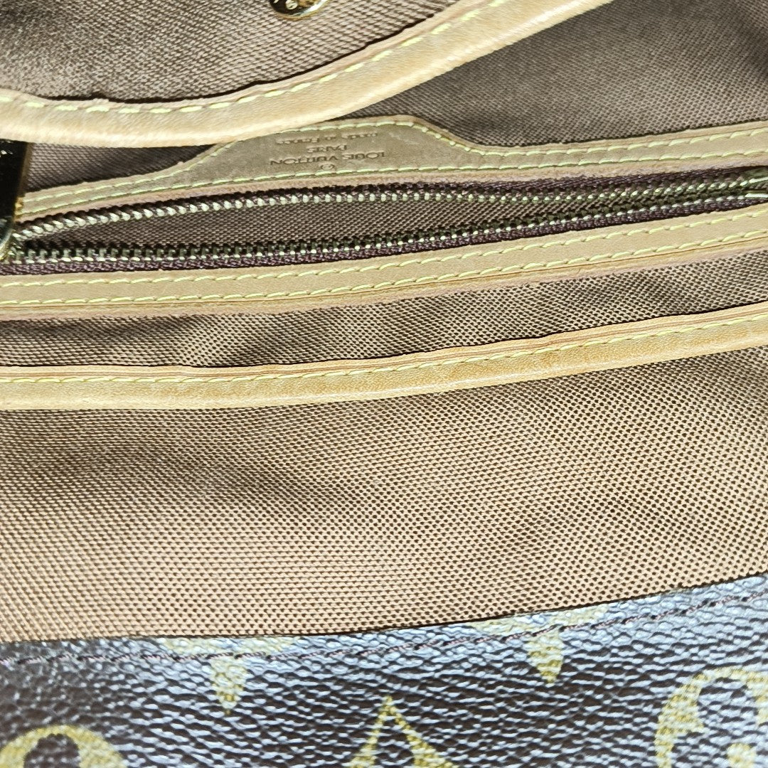 VINTAGE VAVIN GM Monogram Coated Canvas Brown