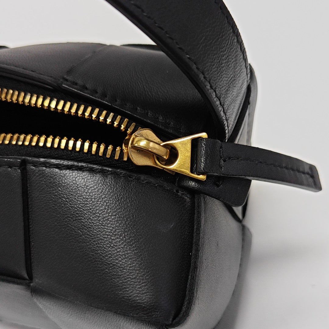 Brick Cassette Small Lambskin Black