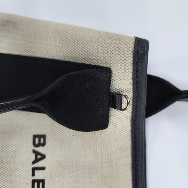 Navy Mini Canvas White