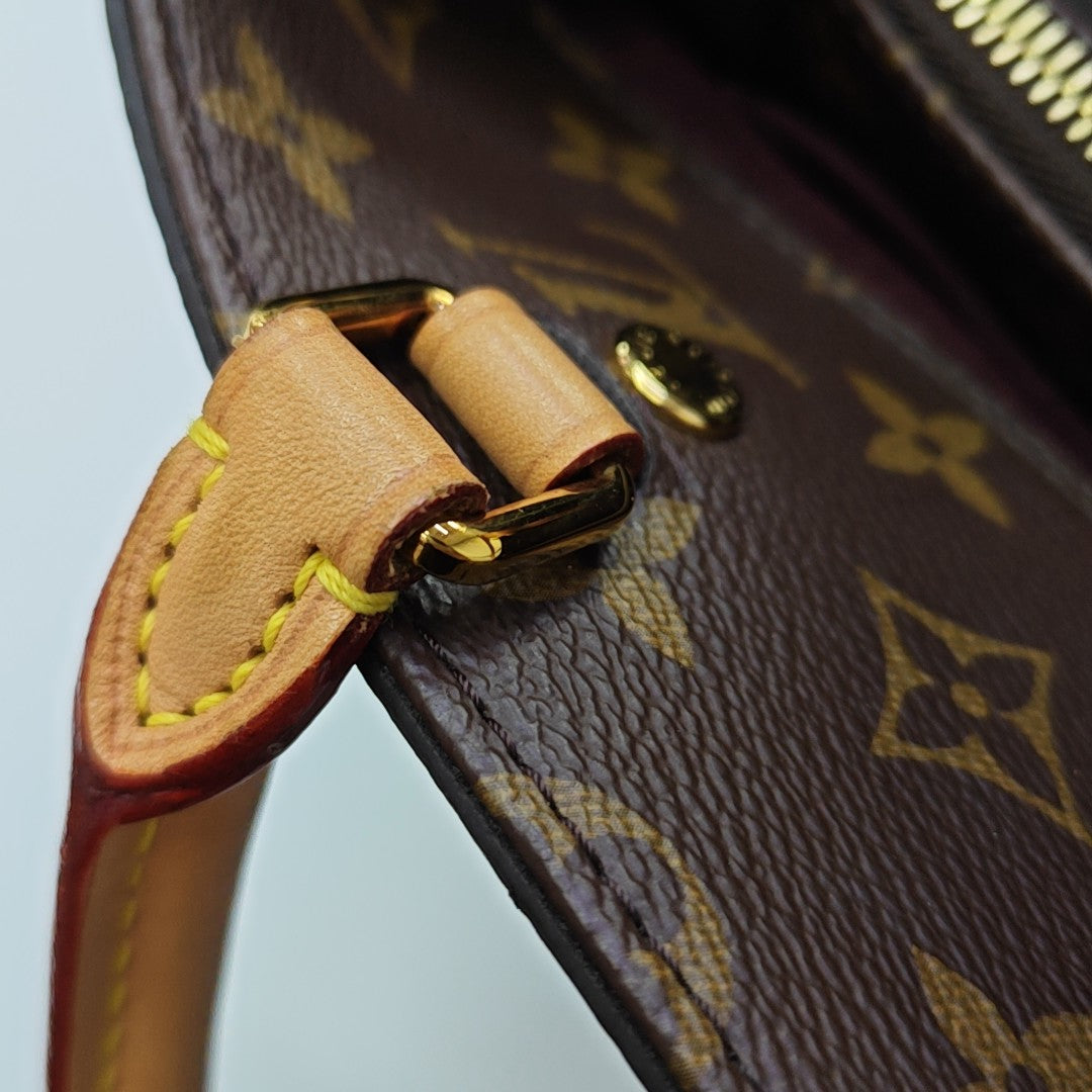 MONTAIGNE Monogram Coated Canvas Brown
