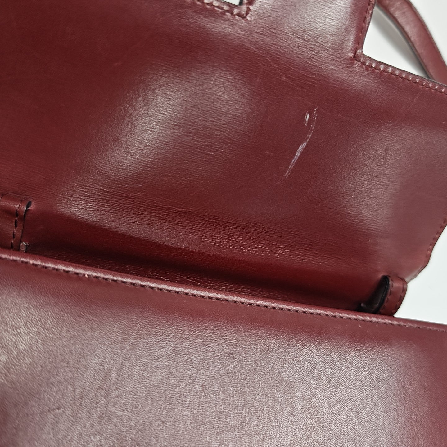 Calfskin Shoulder Bag Red