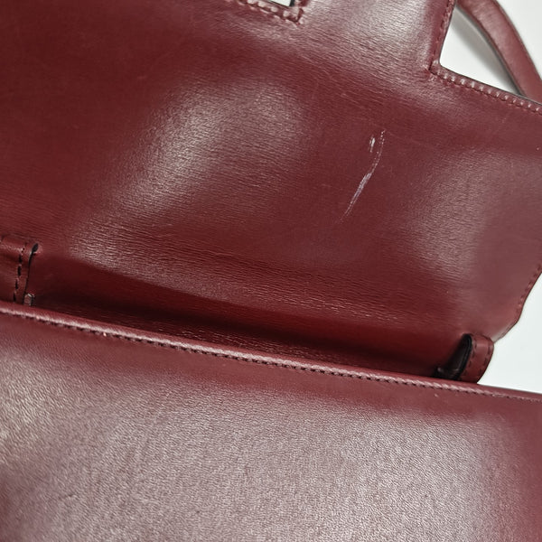 Calfskin Shoulder Bag Red