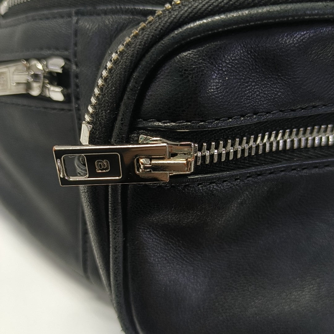 Lambskin Belt Bag Medium Black