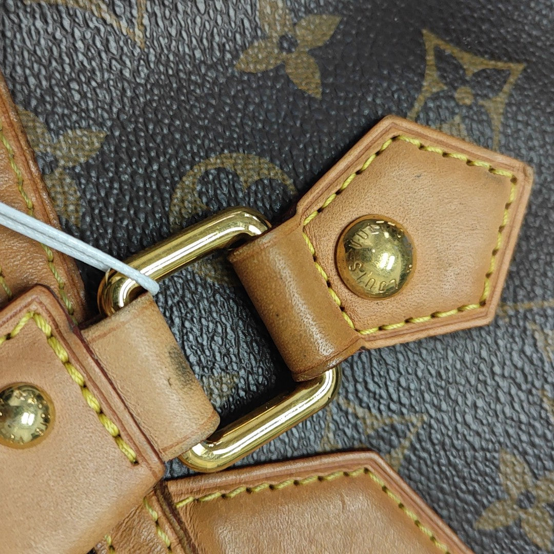 RETIRO NM Monogram Coated Canvas Brown